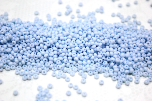 Бисер Чехия круглый 08/0 50г 03232 голубой