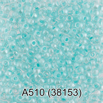 Бисер Чехия " GAMMA" круглый 1 10/ 0 2. 3 мм 5 г 1- й сорт А510 св. бирюзовый ( 38153 ) 