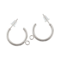 " Zlatka" Швензы FMK- H12 22 х 23 мм 2 шт 01 под серебро