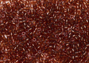 Бисер Япония MIYUKI Delica цилиндр 10/0 5 г DBM-0709 тёмно-топаз прозрачный