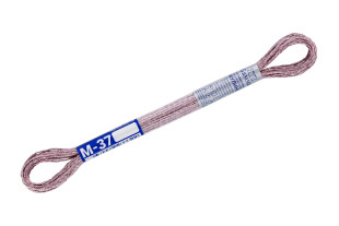 Нитки для вышивания " Gamma" мулине NM металлик 100% полиэстер 8 м М- 37 розовый